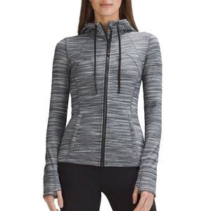Lululemon Define Grey Stripe Jacket Size 6